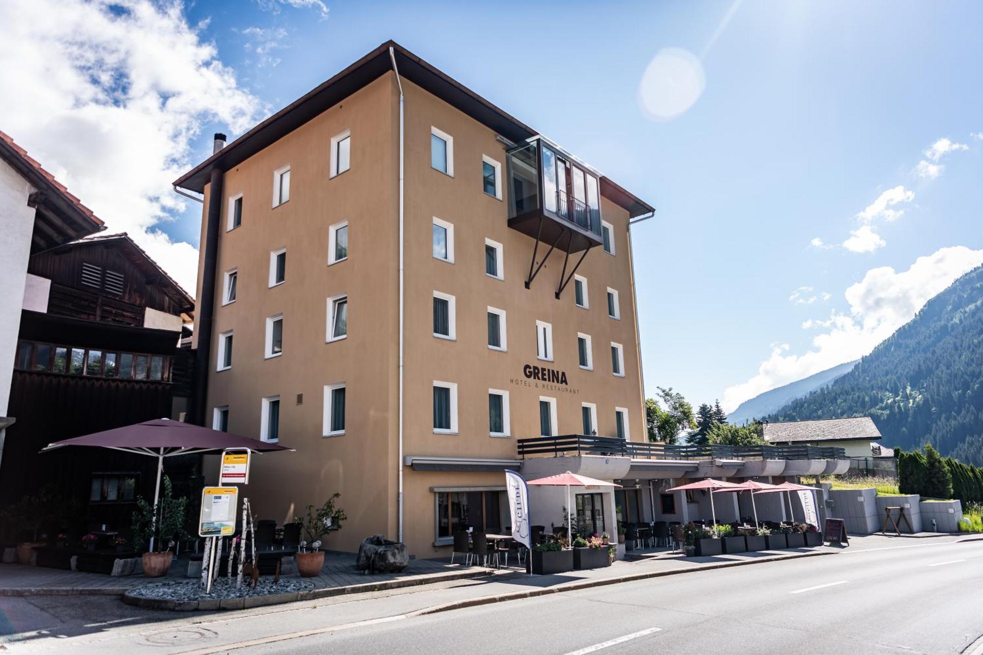 Hotel Greina Rabius Exteriör bild